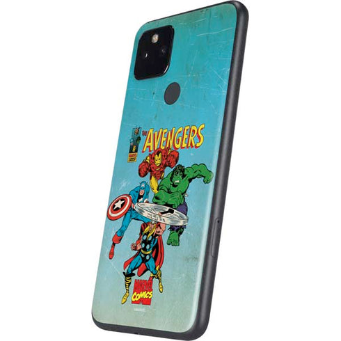Marvel Classic Comics The Avengers Google Pixel 5a Skin